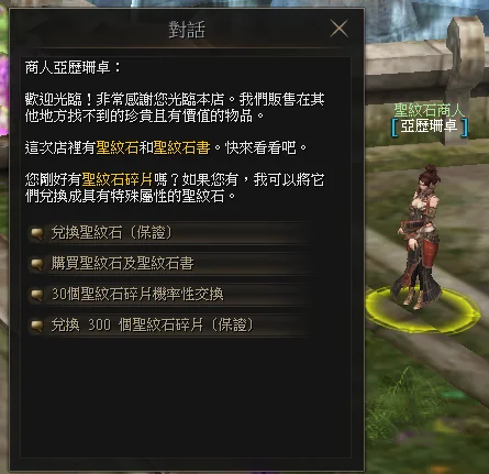 聖紋石系統操作畫面 7